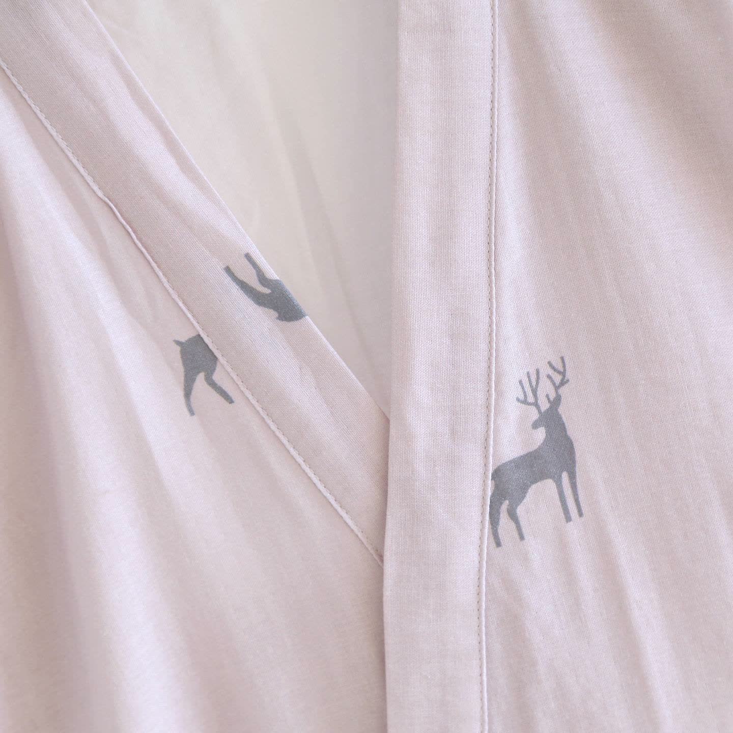 Deer Kimono Cotton Gauze Loungewear Set - image 4