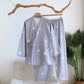 Deer Kimono Cotton Gauze Loungewear Set - Men: Blue - XL - image 13