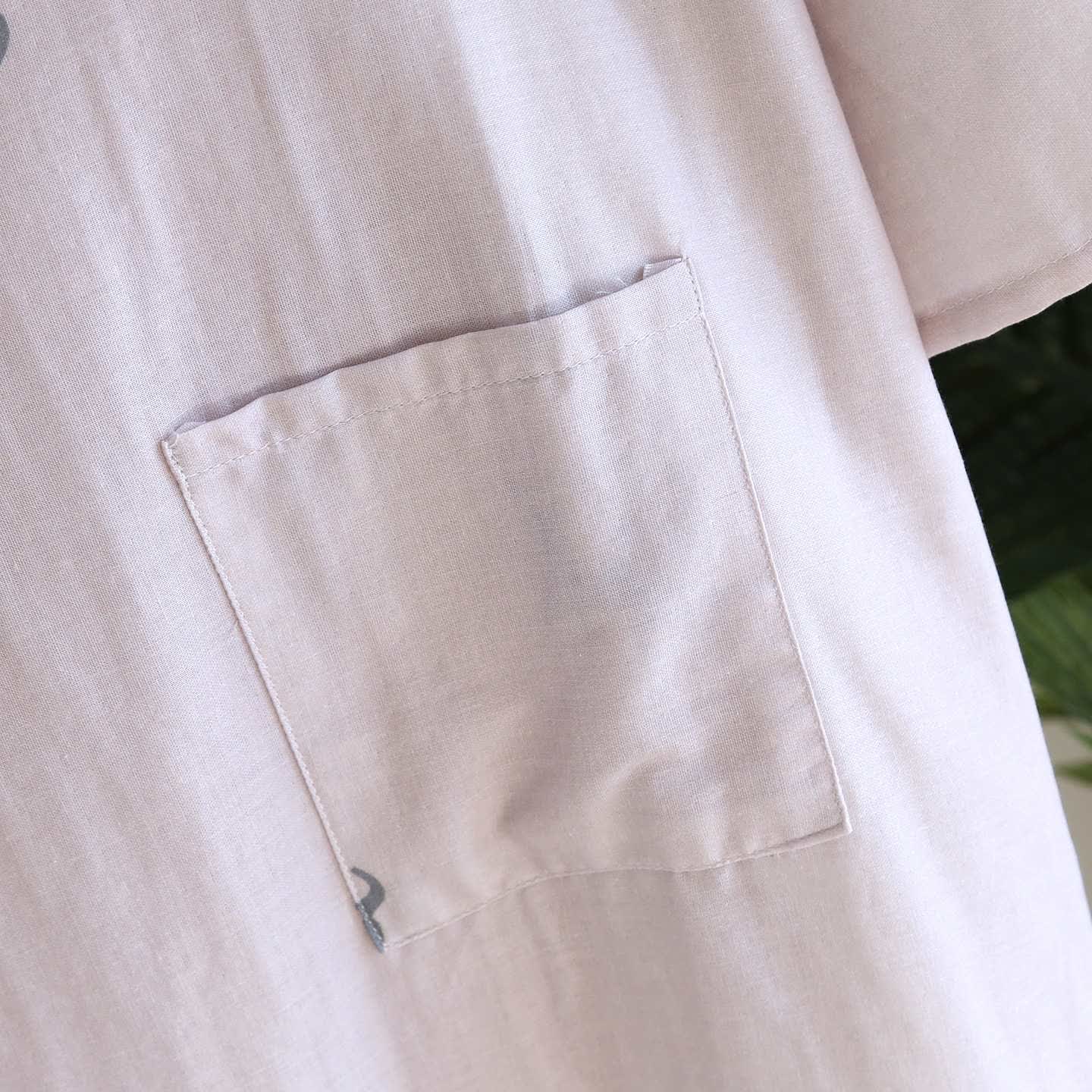 Couple Deer Cotton Gauze Kimono Bathrobe - image 7