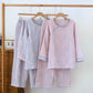 Muted Floral Vintage Cotton Pajama Set - image 0