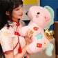 Pink Lucky Horse Plush Toy Decoration - image 9