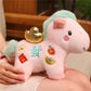 Pink Lucky Horse Plush Toy Decoration - image 11
