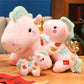 Pink Lucky Horse Plush Toy Decoration - image 1