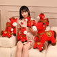 Red Zodiac Horse Decorative Plush Toy - image 0