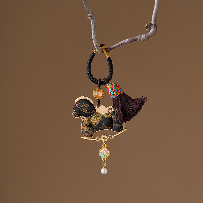 Oriental Horse Tassel Hanging Ornament - Black - 3PCS - 1.83"W x 1.97"L - image 7