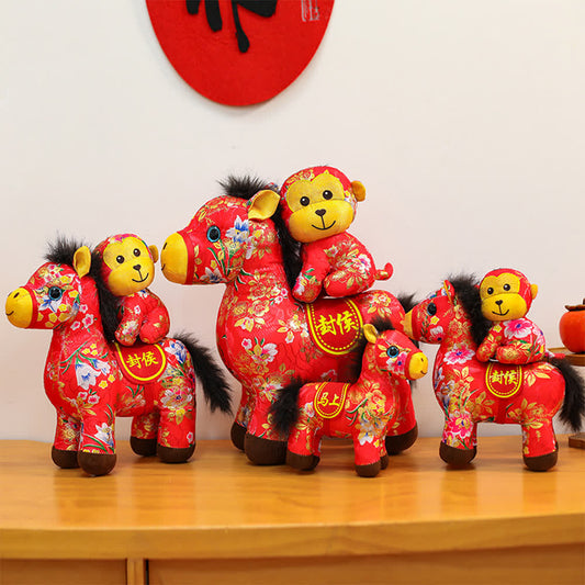 Chinese Zodiac Horse Traditional Plush Toy - image 0