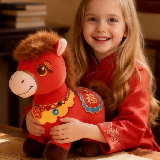 2026 Year of the Horse Lucky Mascot Plush Toy - image 1