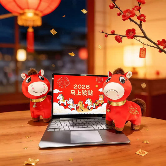 Ownkoti Chinese New Year Lucky Horse Plush Toy - image 1