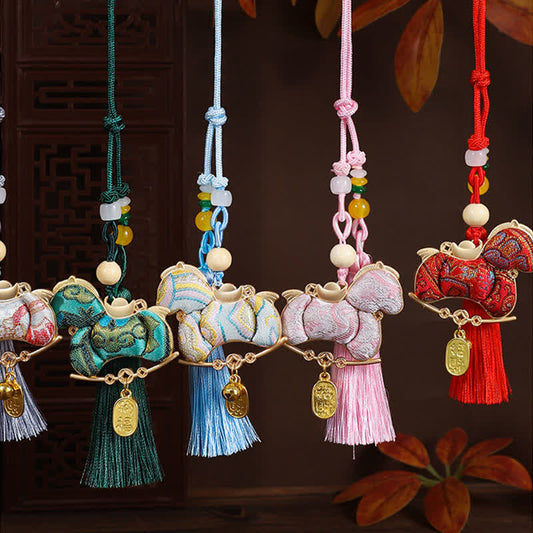 Vintage Zodiac Horse Car Hanging Ornament - image 1