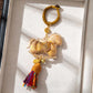 Handmade Oriental Horse Decorative Hanging Ornament - Yellow - 2PCS - 1.97"W x 5.79"L - image 10