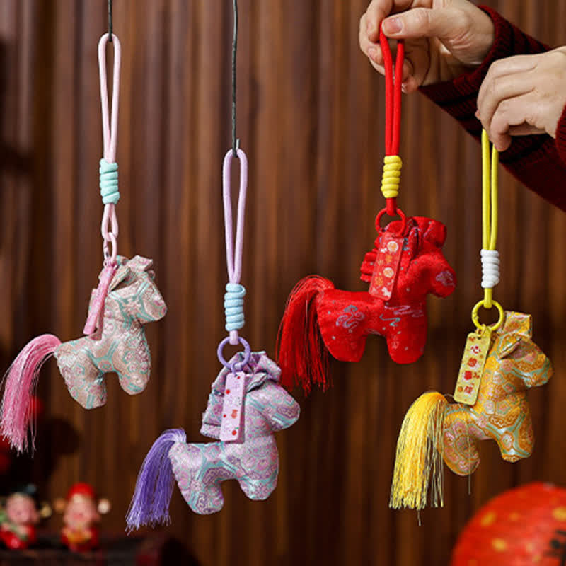 Vintage Zodiac Horse Hanging Ornament - image 0