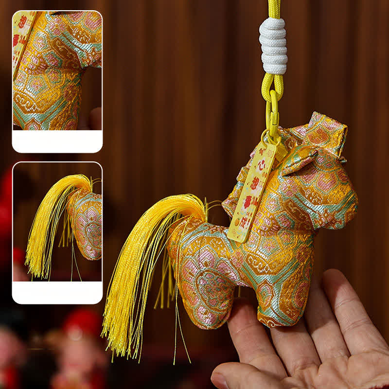 Vintage Zodiac Horse Hanging Ornament - image 4