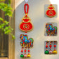 Auspicious Festive Horse Hanging Ornament - Coffee - Money Bag - 4.72"W x 16.53"L - image 5