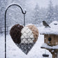 Handmade Bird Nesting Heart Hanging Ornament - image 3