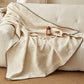 Textured Rabbit Cotton Linen Quilt - image 5