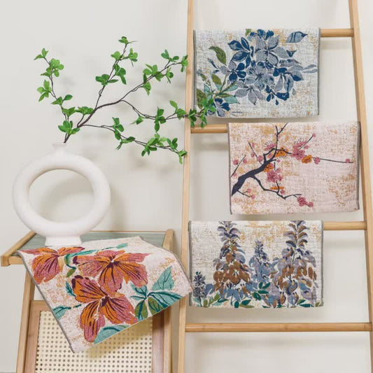 Country Floral Cotton Gauze Kitchen Towel - image 0