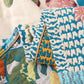 Artistic Floral Patchwork Cotton Gauze Blanket - image 5