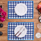 Diamond Check Jacquard Fabric Placemat(4PCS) - image 7
