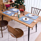 Diamond Check Jacquard Fabric Placemat(4PCS) - image 1