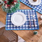 Diamond Check Jacquard Fabric Placemat(4PCS) - image 6