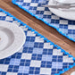 Diamond Check Jacquard Fabric Placemat(4PCS) - image 8