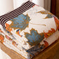 Reversible Maple Leaf Cotton Gauze Blanket - image 2