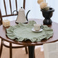Minimalist Solid Color Ruffled Edge Placemat(4PCS) - image 19