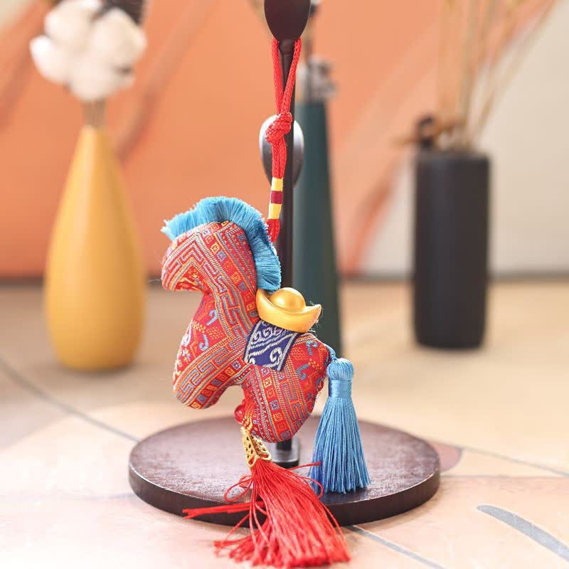 Ownkoti Heritage Style Artisan Horse Plushie - Red - 2PCS - 4"H - image 13