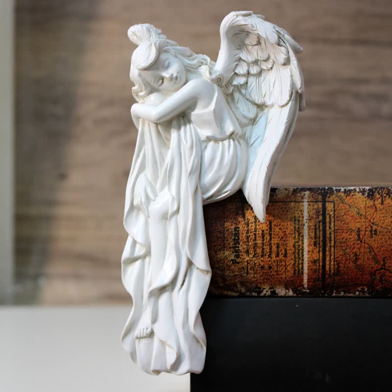Sleeping Angel Door Frame Corner Decor - Left Angel - 2PCS - 1.45"W x 3.15"L x 6.30"H - image 3
