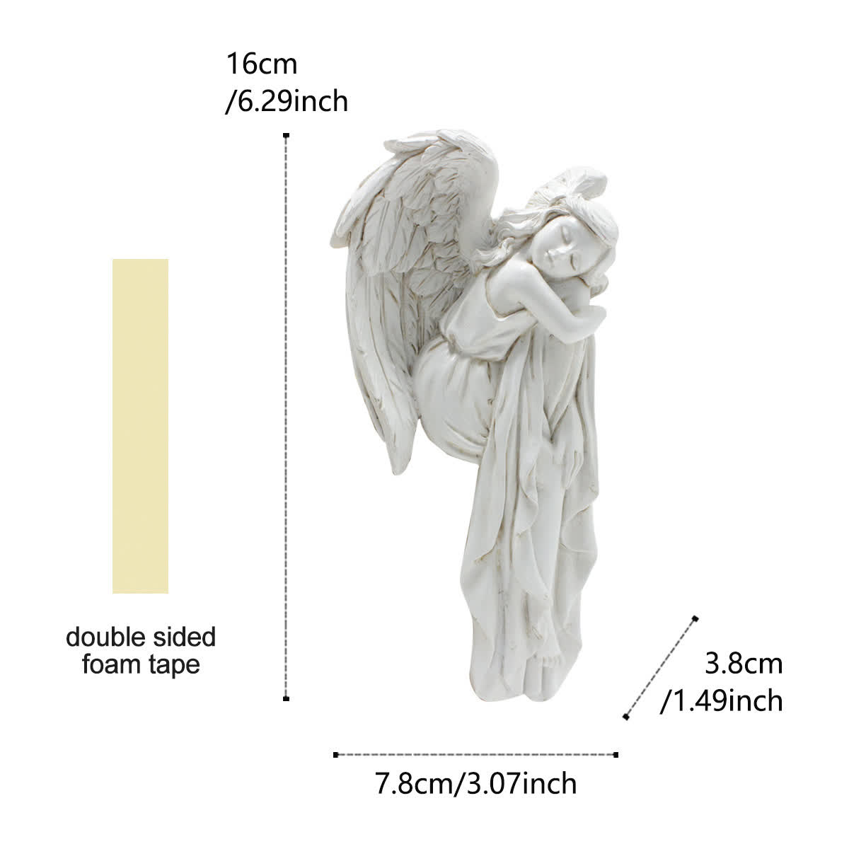 Sleeping Angel Door Frame Corner Decor - image 14