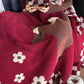 Festive Equestrian Red Fleece Blanket - image 3