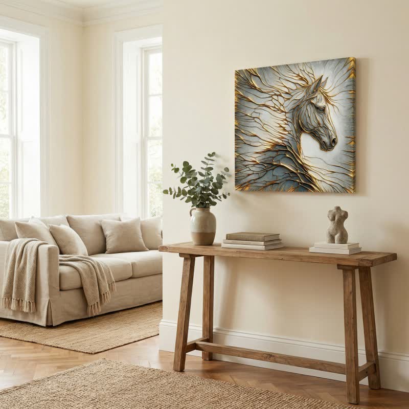 Horse 3D Effect Decorative Wall Art - image 3