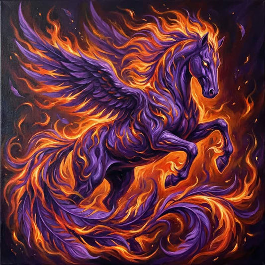 Majestic Pegasus 3D Effect Decorative Wall Art - image 1