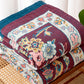 Blue Floral Cotton Gauze Quilt - image 3