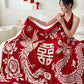 Auspicious Phoenix Knit Throw Blanket - image 2