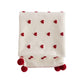 Heart Pattern Throw Blanket with Pom-Poms - image 7
