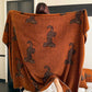 Vintage Leopard Fluffy Throw Blanket - image 3