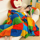 Colorful Plaid Fluffy Throw Blanket - image 2