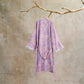 Weekend Escapades Natural Leaf Cotton Gauze Kimono Robe - image 15