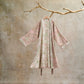 Weekend Escapades Natural Leaf Cotton Gauze Kimono Robe - Light Pink - L - image 20