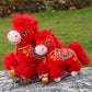 Festive Red Zodiac Stallion with Lucky "Fu" Character - image 1