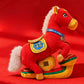Red & Gold Majestic Horse Mascot Plush - image 9