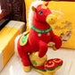 Red & Gold Majestic Horse Mascot Plush - image 4