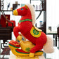 Red & Gold Majestic Horse Mascot Plush - image 6