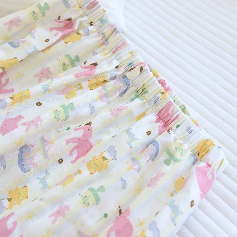 Elephant Playground Cotton Gauze Pajama Set - image 10