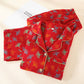 Ginkgo Leaf Cotton Gauze Pajama Set - image 1