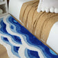3D Ocean Wave Tufted Bath Rug - image 1
