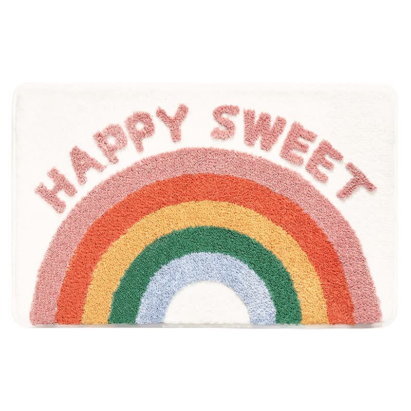 Cartoon Rainbow Decorative Bath Rug - image 4
