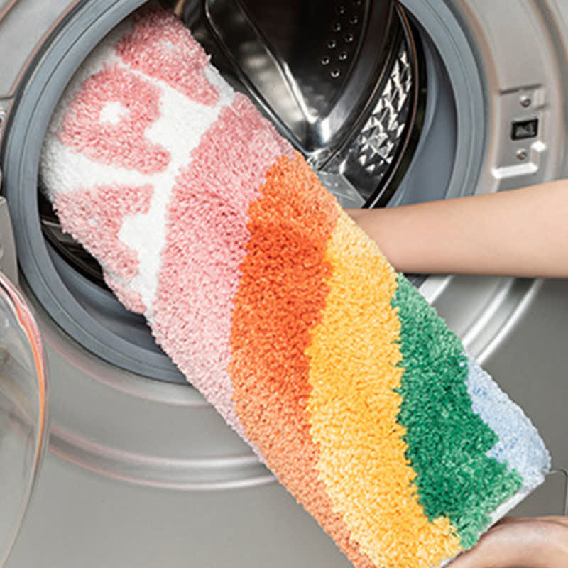 Cartoon Rainbow Decorative Bath Rug - image 3