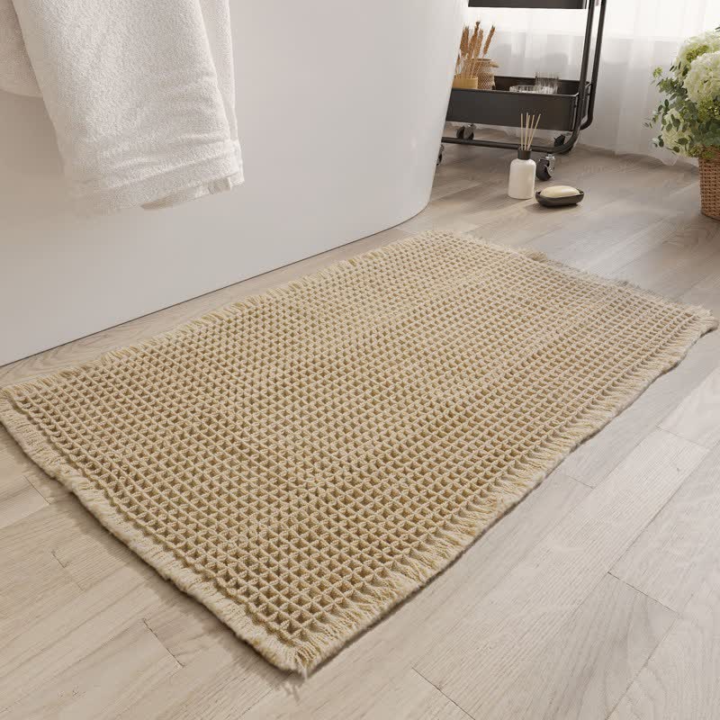 Minimalist Style Waffle Bath Mat - image 1